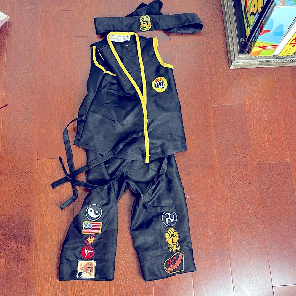 Little boys cobra Kai costume